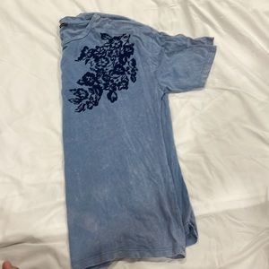 Washout style Blue Zara shirt